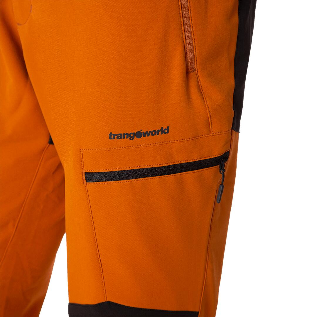 Pantalón para Hombre Trangoworld Beire Naranja/Negro 2/2