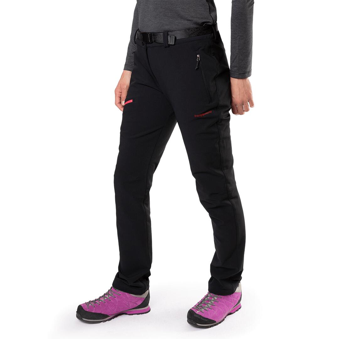 Pantalón para Mujer Trangoworld Causiat Negro/Gris 3/6