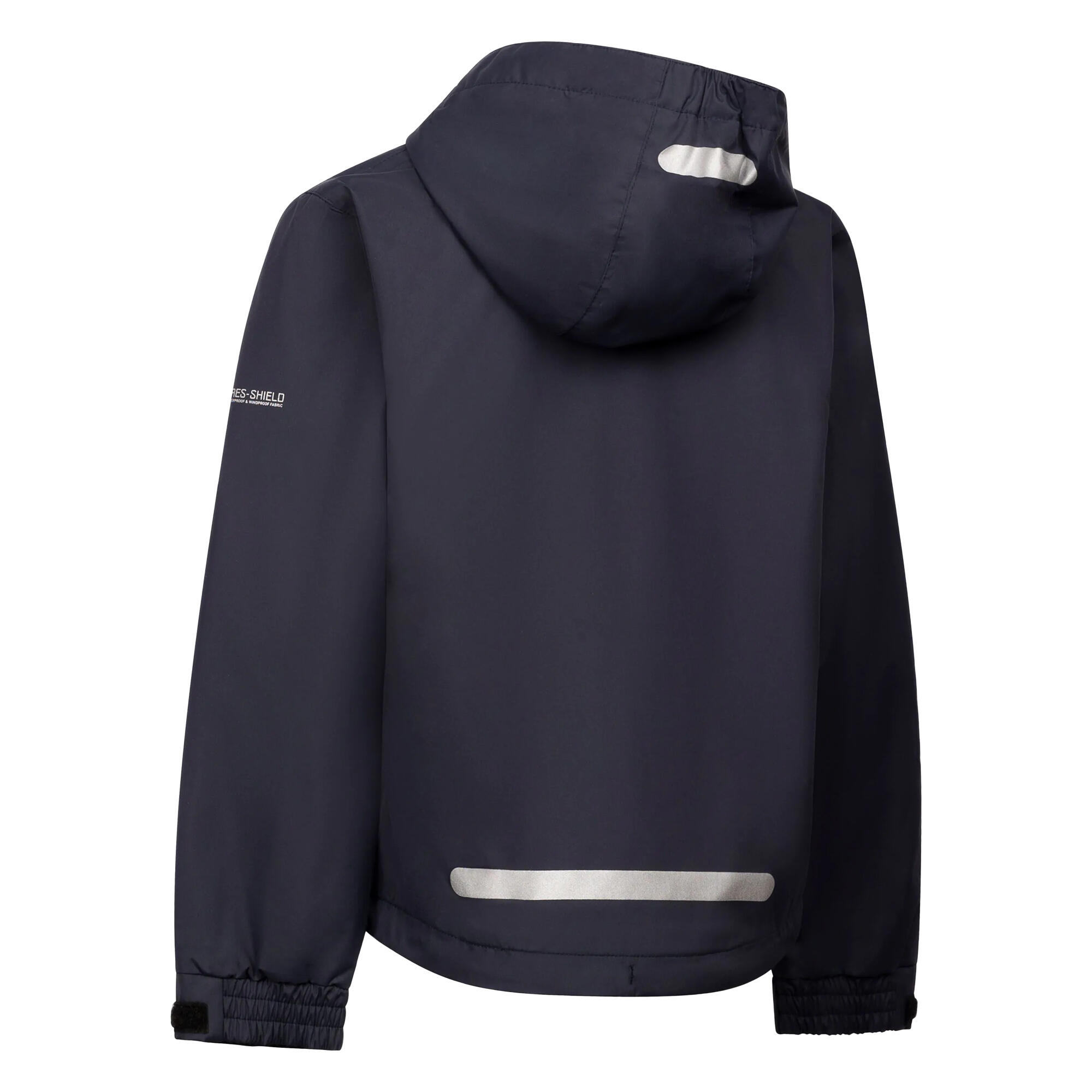 "Malio" Jacke, wasserfest für Kinder Schwarz 2/4