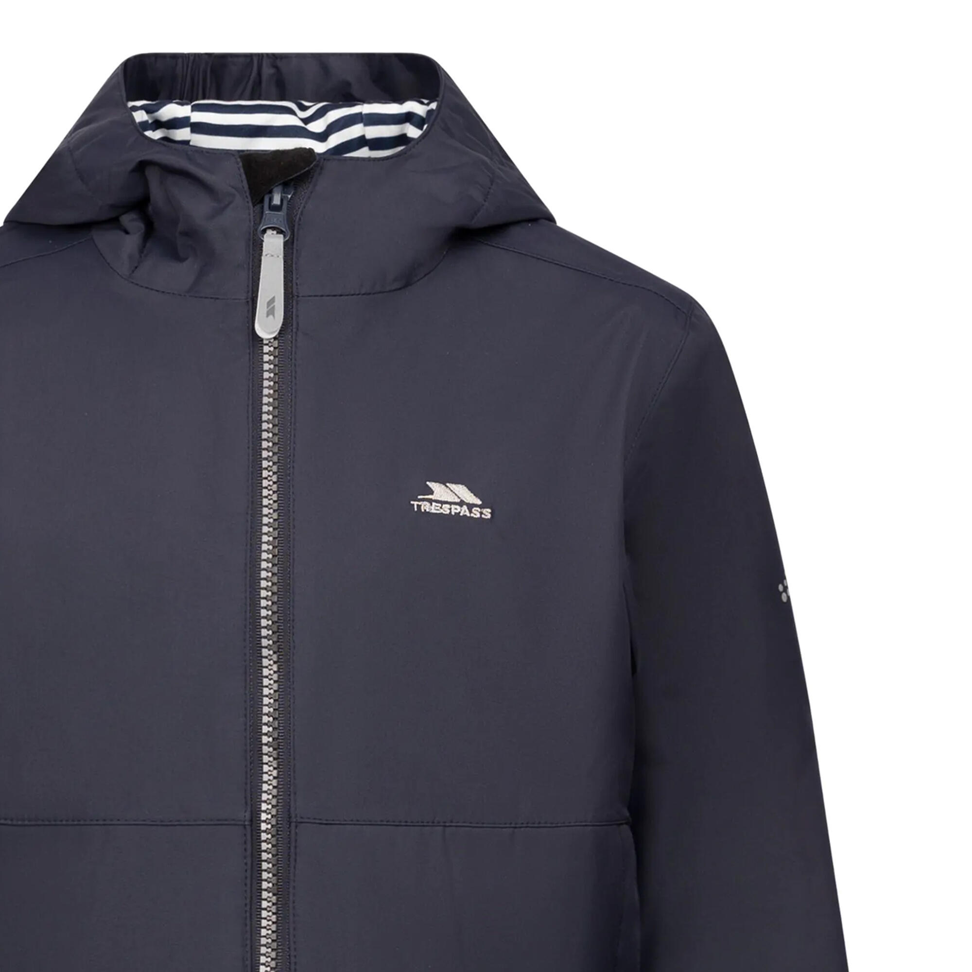 "Malio" Jacke, wasserfest für Kinder Schwarz 3/4