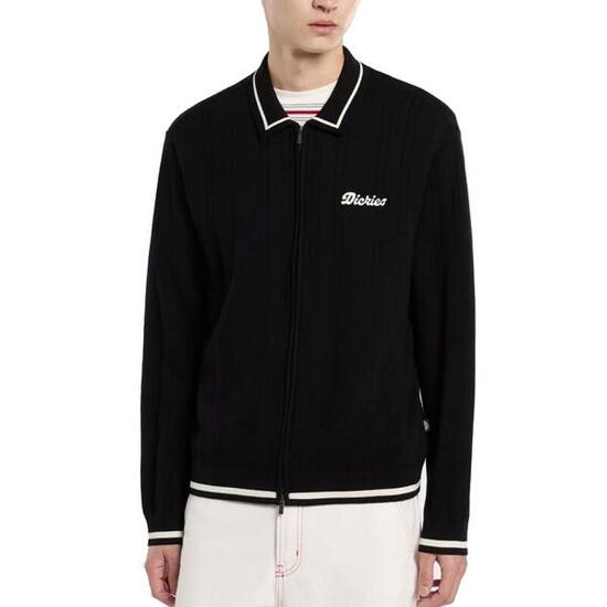 Giacca Dickies Modello Lewistown Fz Cardigan Colore Nero