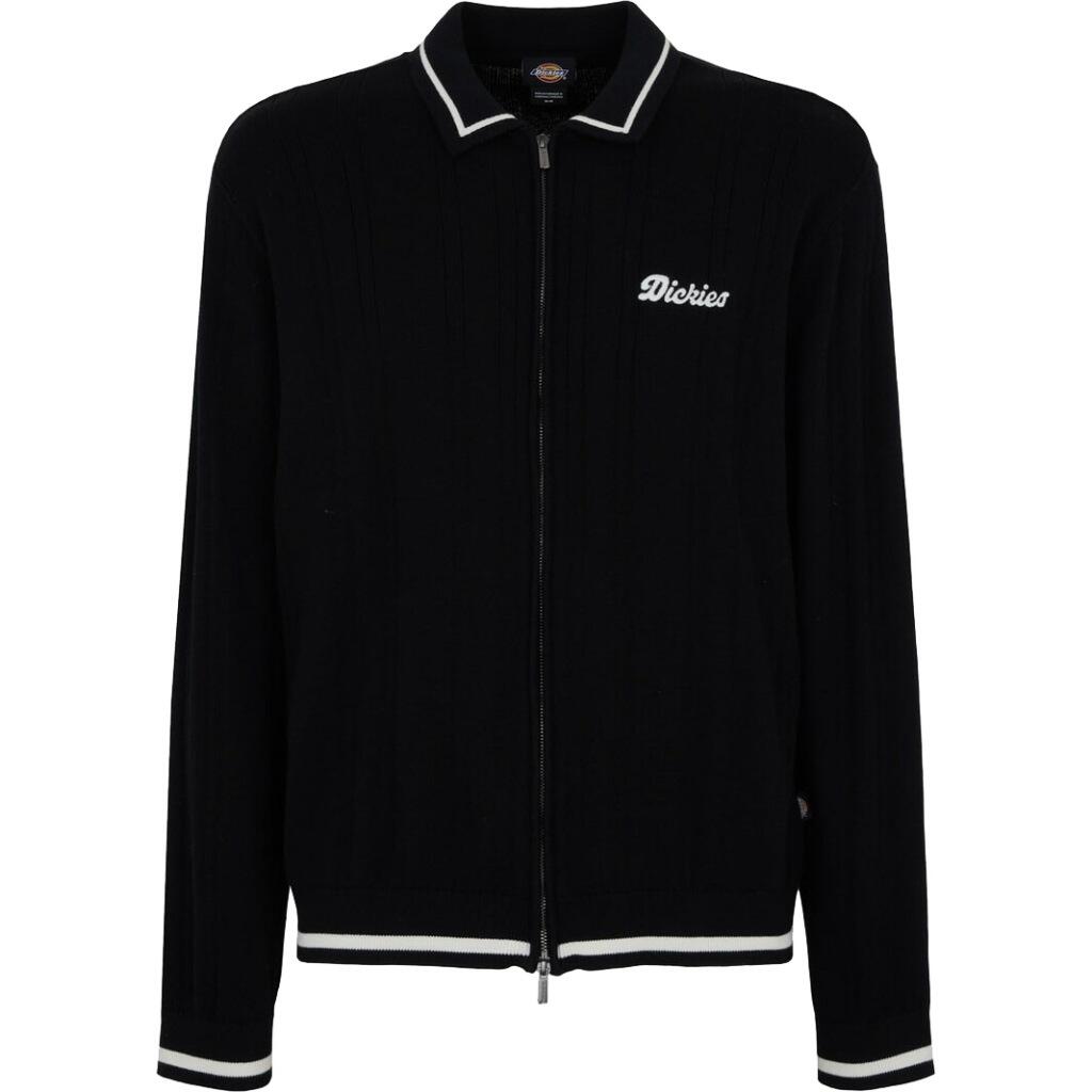 Veste Dickies Modèle Lewistown Fz Cardigan Couleur Noir 2/5