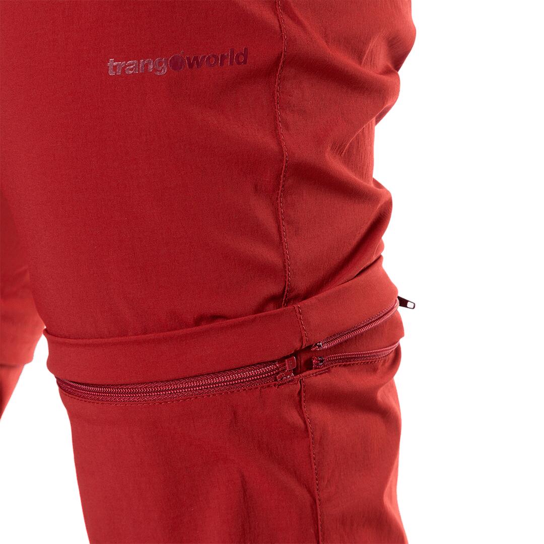Pantalón para Mujer Trangoworld Buhler vn Rojo protección UV+30 5/5