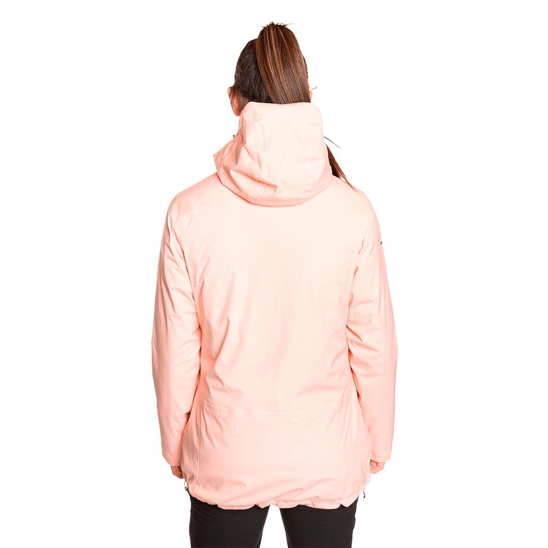 Chaqueta 3 en 1 para Mujer Trangoworld Bruket complet Rosa/Marrón Impermeable 4/7