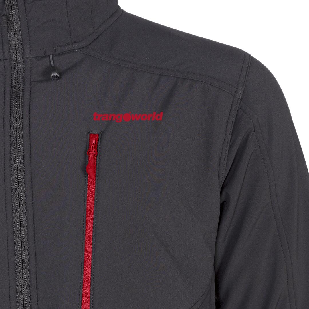 Softshell para Hombre Trangoworld Chantar Negro 2/7