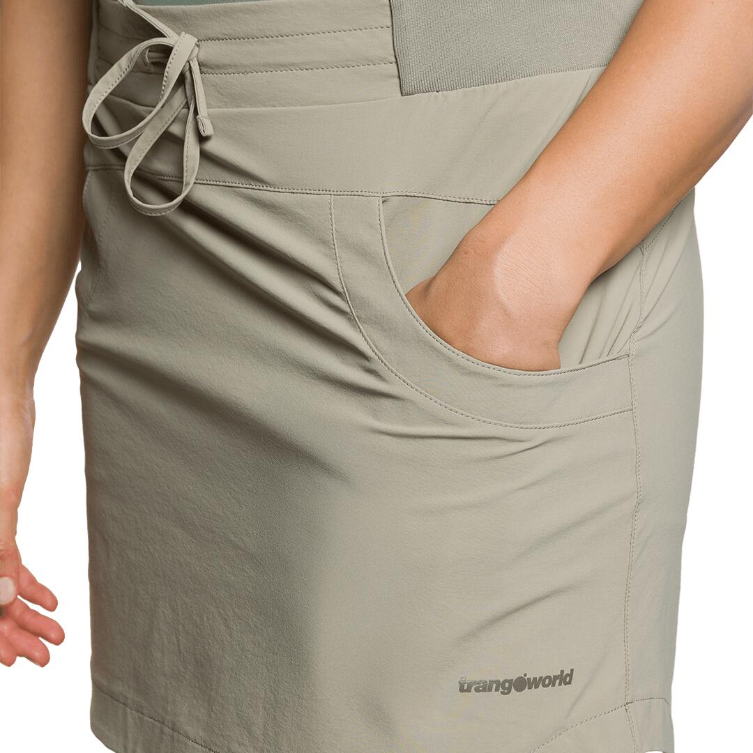Falda para Mujer Trangoworld Nantes sf Marrón/Negro 4/5