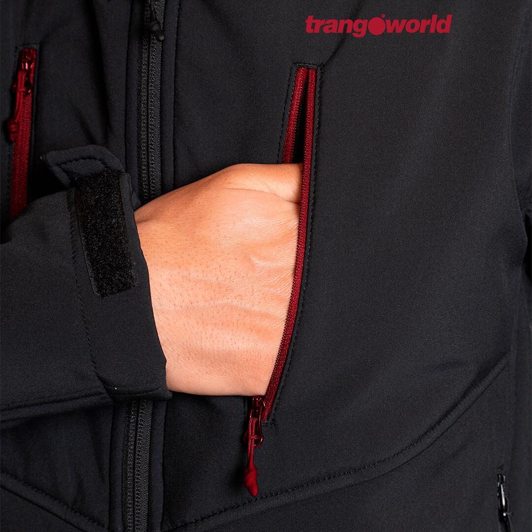 Softshell para Hombre Trangoworld Chantar Negro 6/7