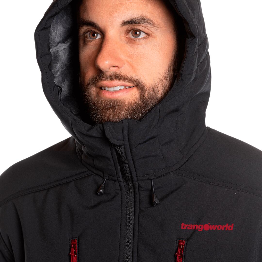 Softshell para Hombre Trangoworld Chantar Negro 5/7