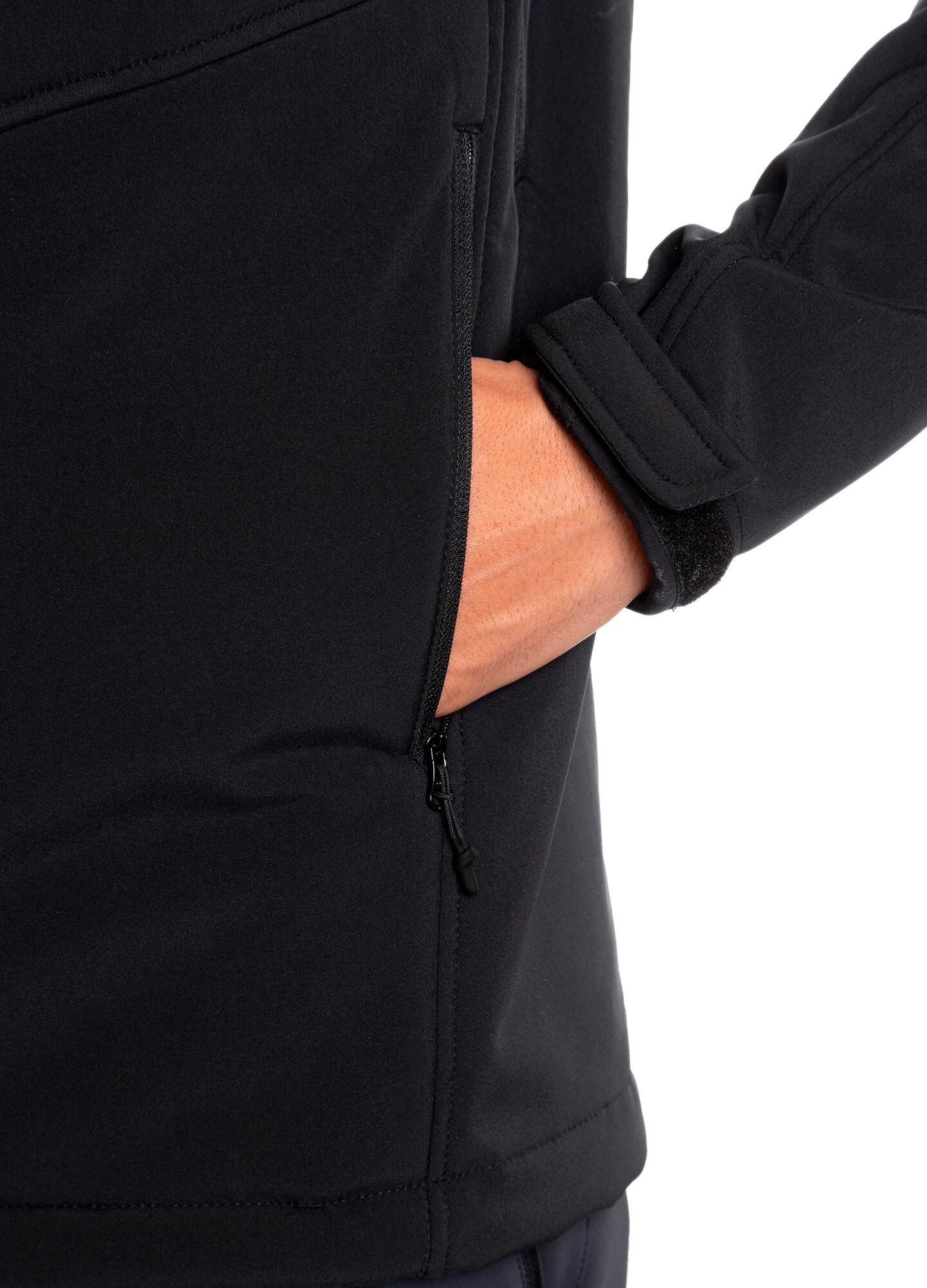 Softshell para Hombre Trangoworld Chantar Negro 7/7