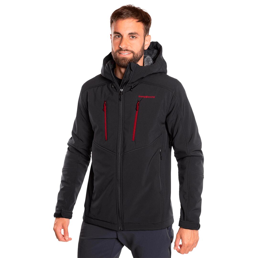 Softshell para Hombre Trangoworld Chantar Negro 3/7