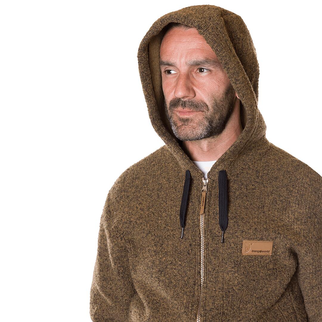 Forro polar para Hombre Trangoworld Tindaya Marrón/Gris 6/6