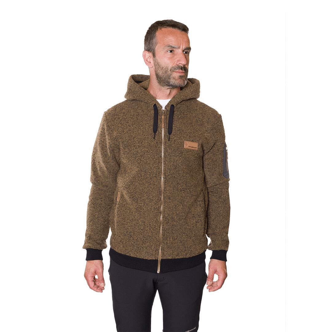 Forro polar para Hombre Trangoworld Tindaya Marrón/Gris 2/6