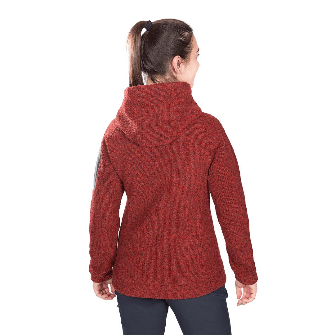Forro polar para Mujer Trangoworld Gower Rojo 3/5