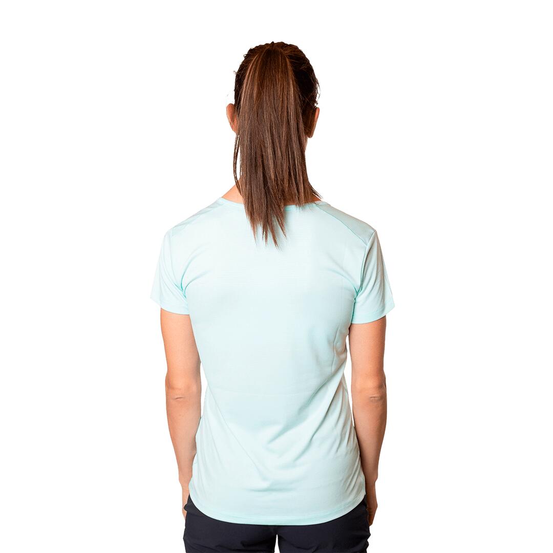 Camiseta para Mujer Trangoworld Rjavina Azul protección UV+30 4/5