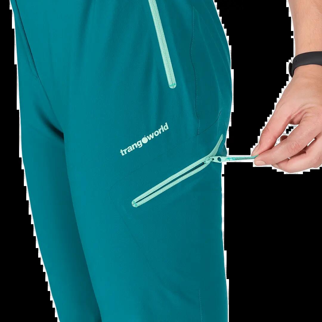 Pantalón para Mujer Trangoworld Wifa dn Verde protección UV+30 4/6