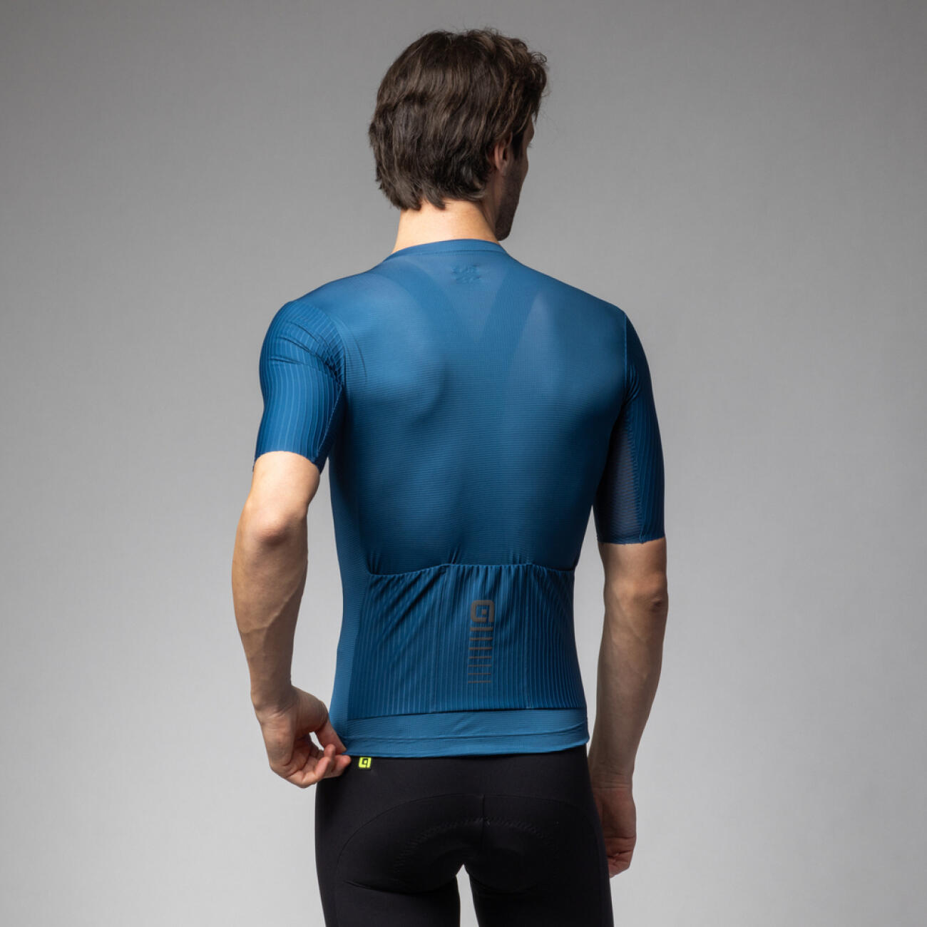 Maillot Bontrager Solstice WSD Femme - Manches Courtes - Bleu/Noir - Taille XL