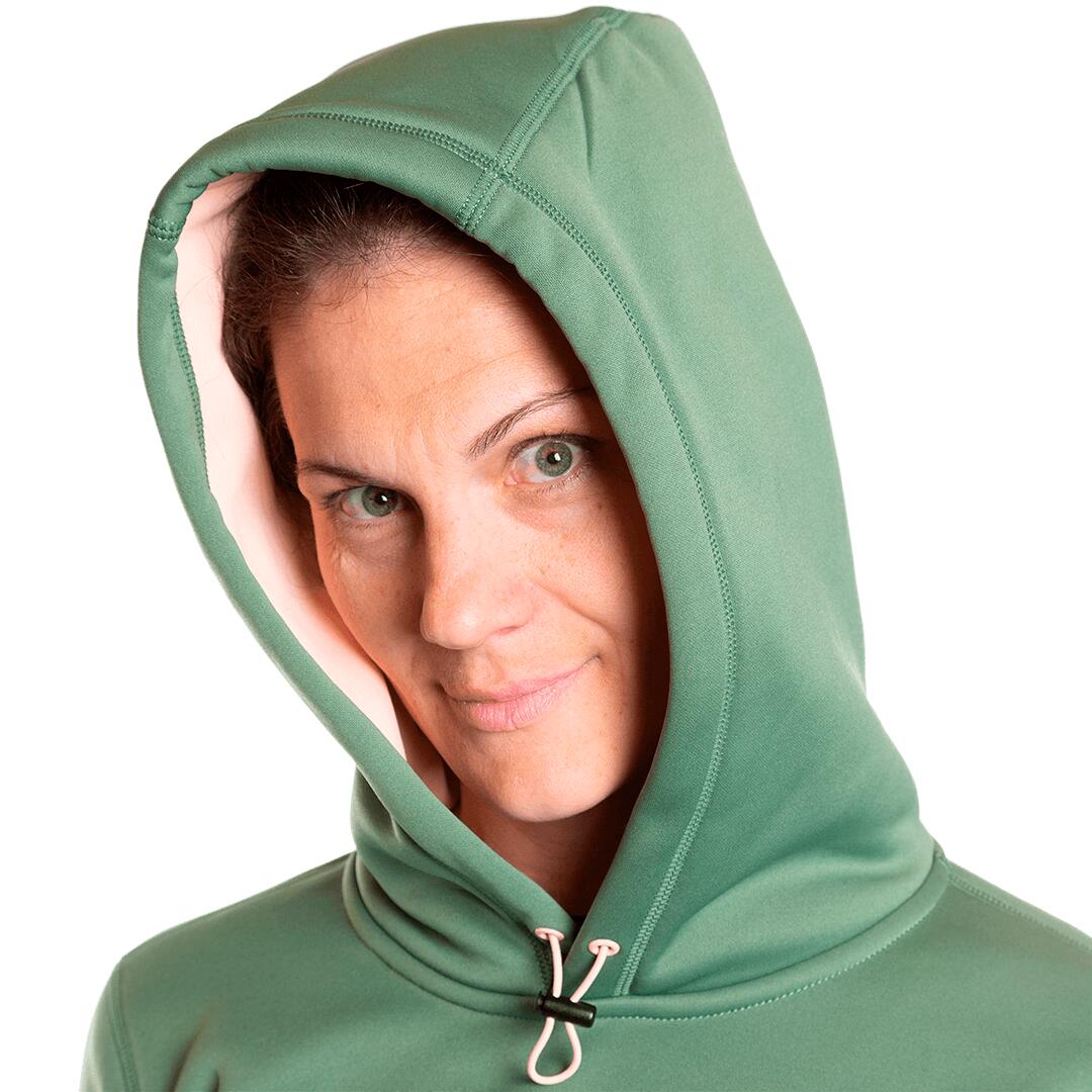 Sudadera para Mujer Trangoworld Poppi Verde/Rosa 6/6