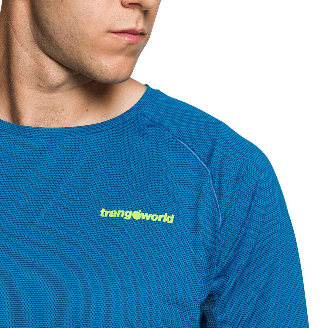 Camiseta manga larga para Hombre Trangoworld Rimont Azul/Azul 4/5