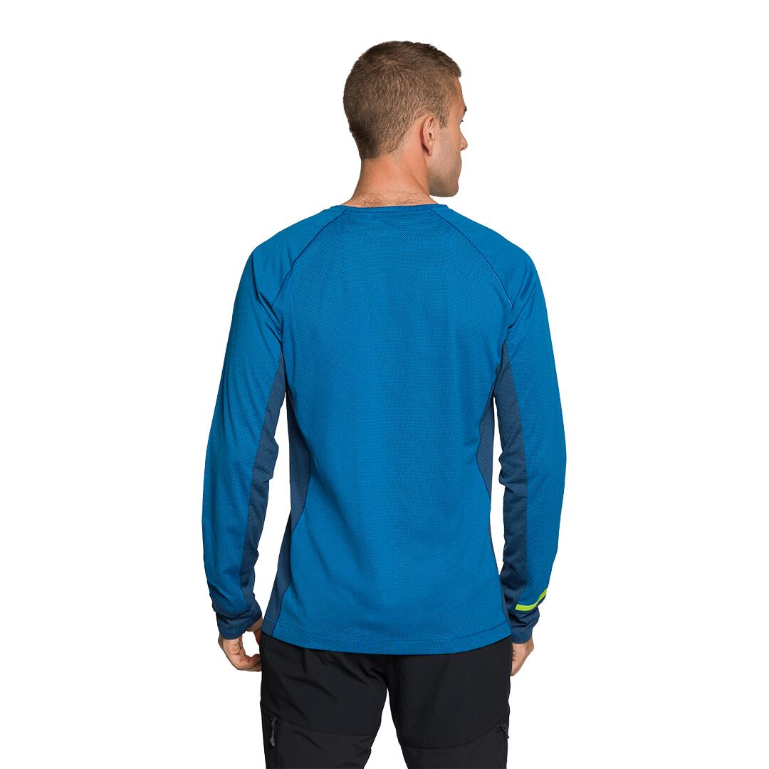 Camiseta manga larga para Hombre Trangoworld Rimont Azul/Azul 3/5