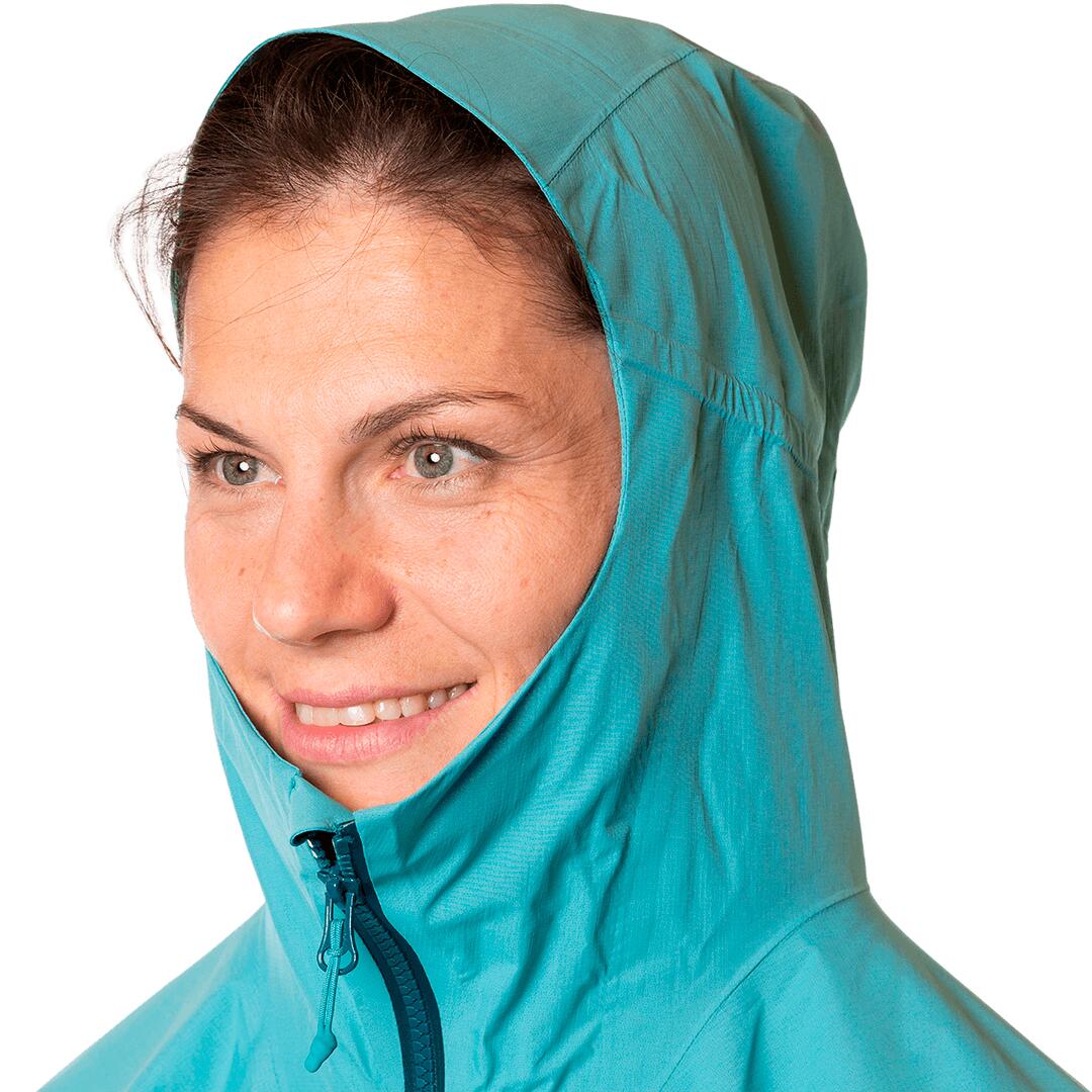 Chaqueta para Mujer Trangoworld Kanchenjunga Azul/Gris Impermeable Transpirable 4/5
