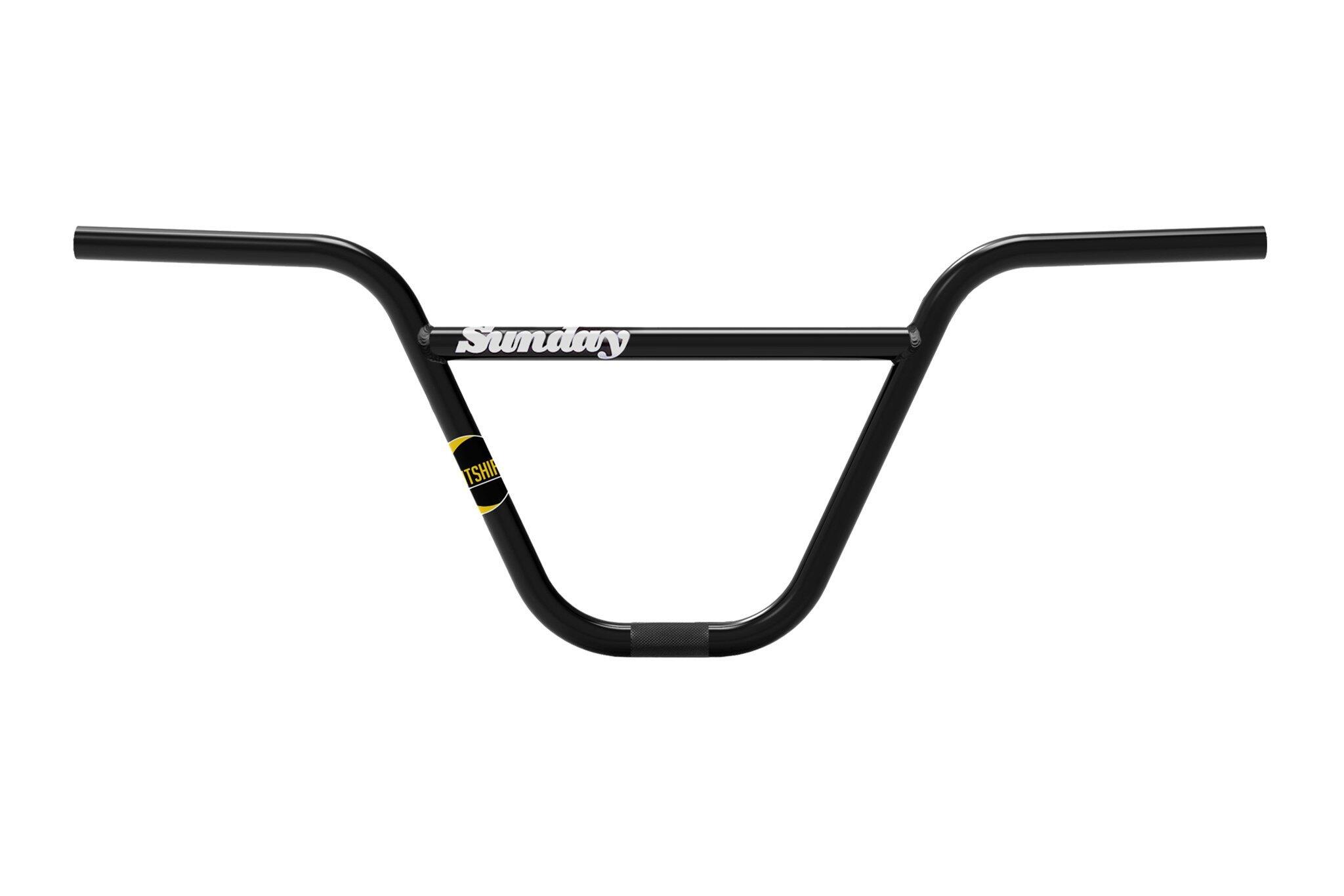 SUNDAY Guiador Sunday Nightshift 9.625'' Rust Proof Preto - Altura Guiador - 9.625''