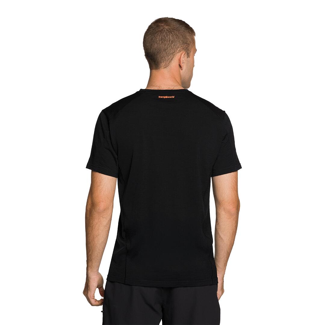 Camiseta para Hombre Trangoworld Serneus Negro 3/4
