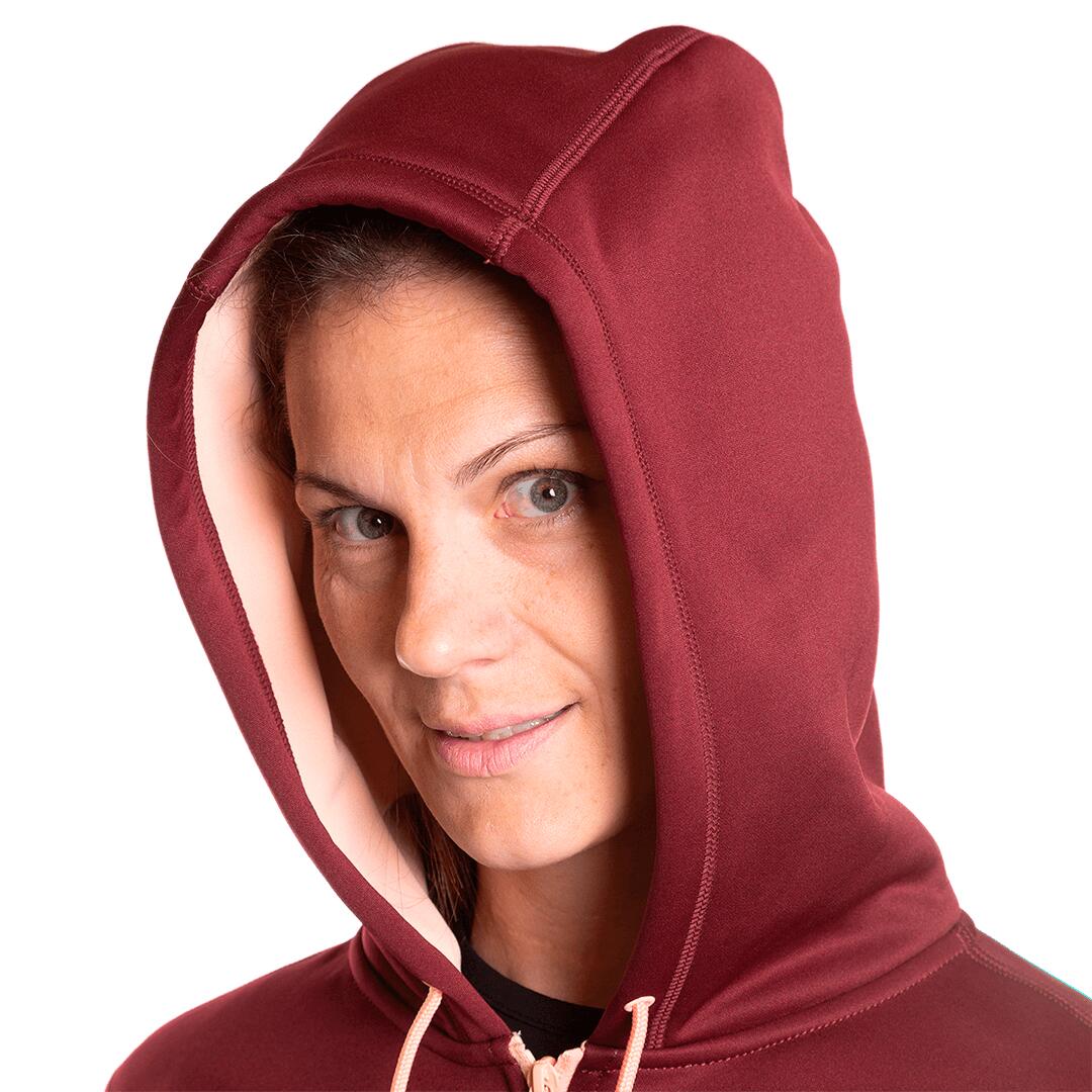 Sudadera con cremallera para Mujer Trangoworld Liena Marrón/Rosa 6/6