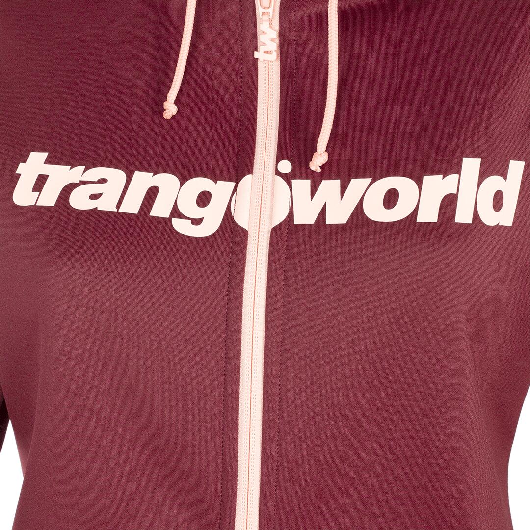 Sudadera con cremallera para Mujer Trangoworld Liena Marrón/Rosa 2/6