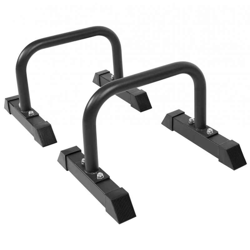 Push Up Parallettes Schwarz/Blau/Rot