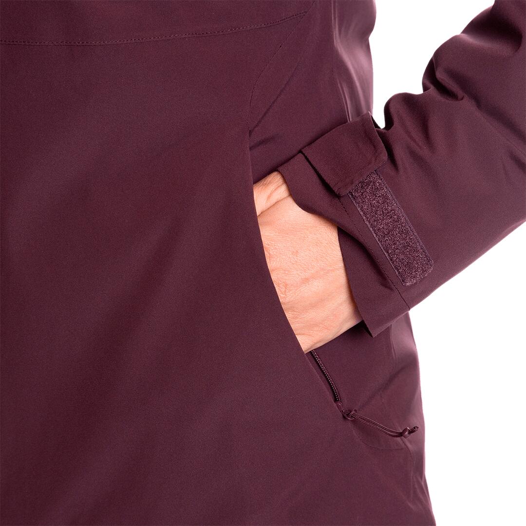 Chaqueta 3 en 1 para Mujer Trangoworld Bruket complet Marrón Impermeable 5/7