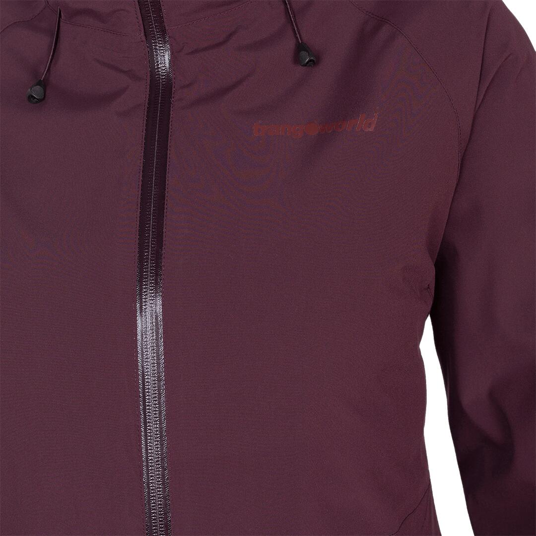 Chaqueta 3 en 1 para Mujer Trangoworld Bruket complet Marrón Impermeable 2/7
