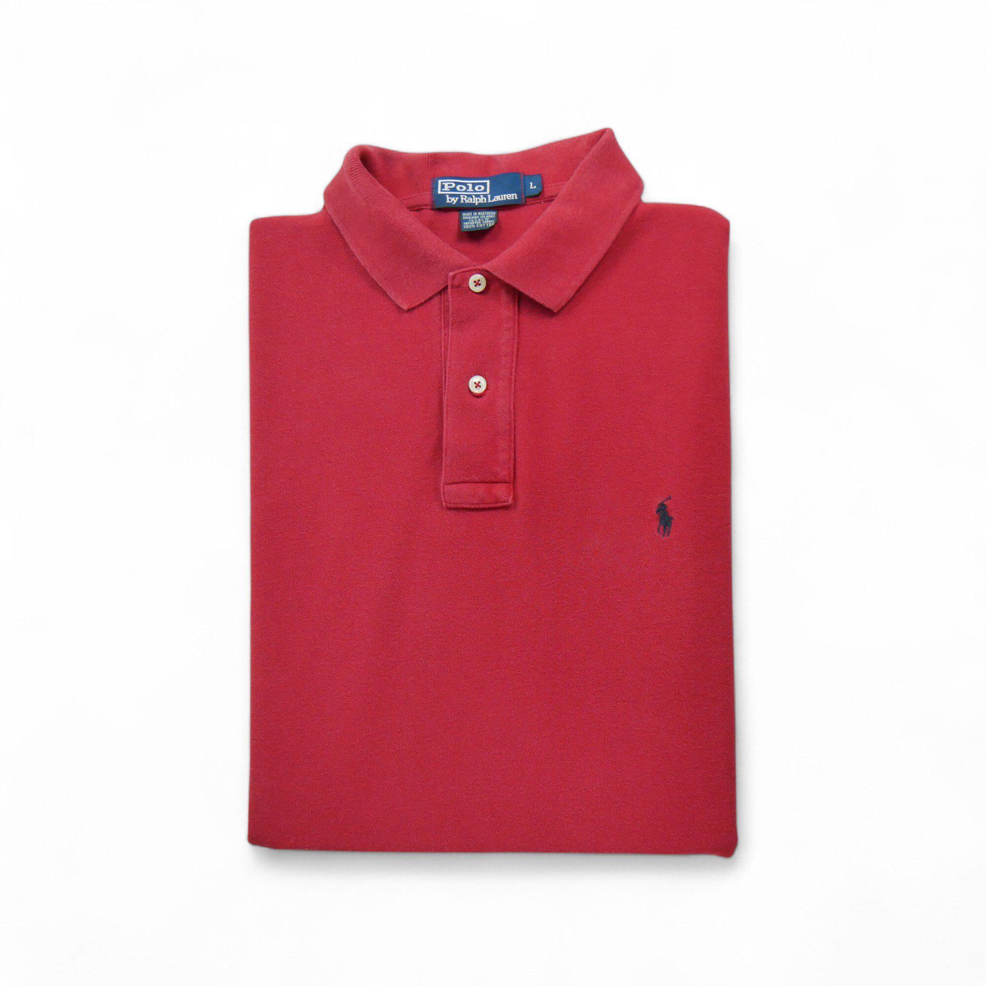RALPH LAUREN Seconda Mano - Manica corta Polo uomo rosso - Stato buono