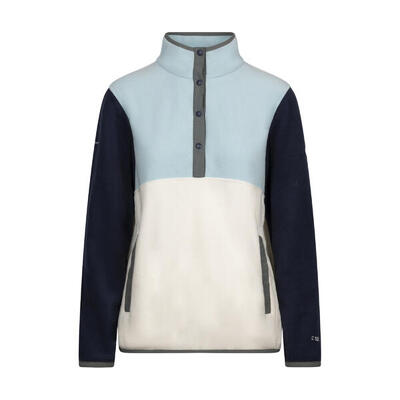 Felpa in pile Trespass GARZONI Donna bianca 100% poliestere
