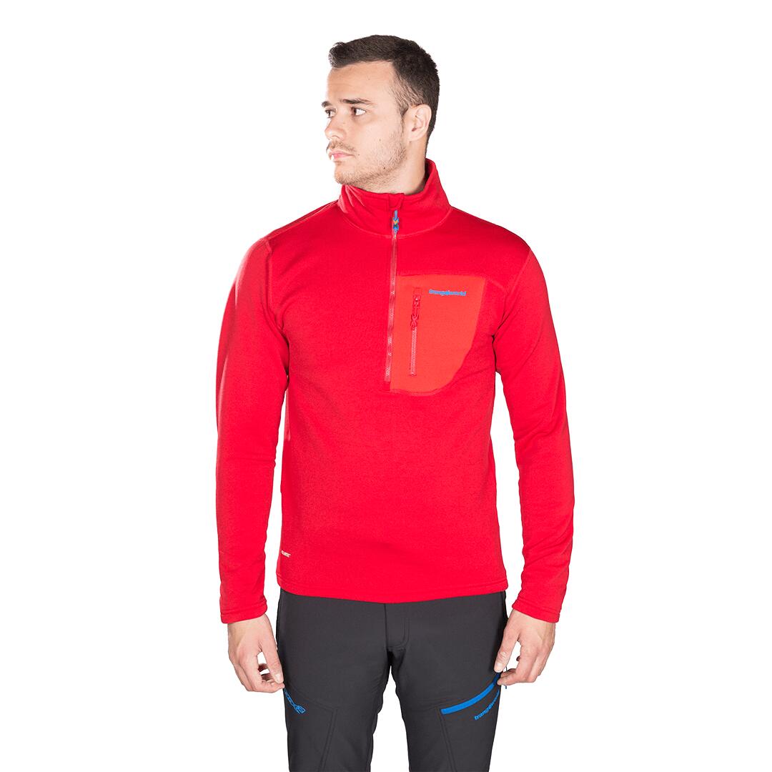 Jersey para Hombre Trangoworld Trx2 stretch pro Rojo/Azul/Rojo 2/4