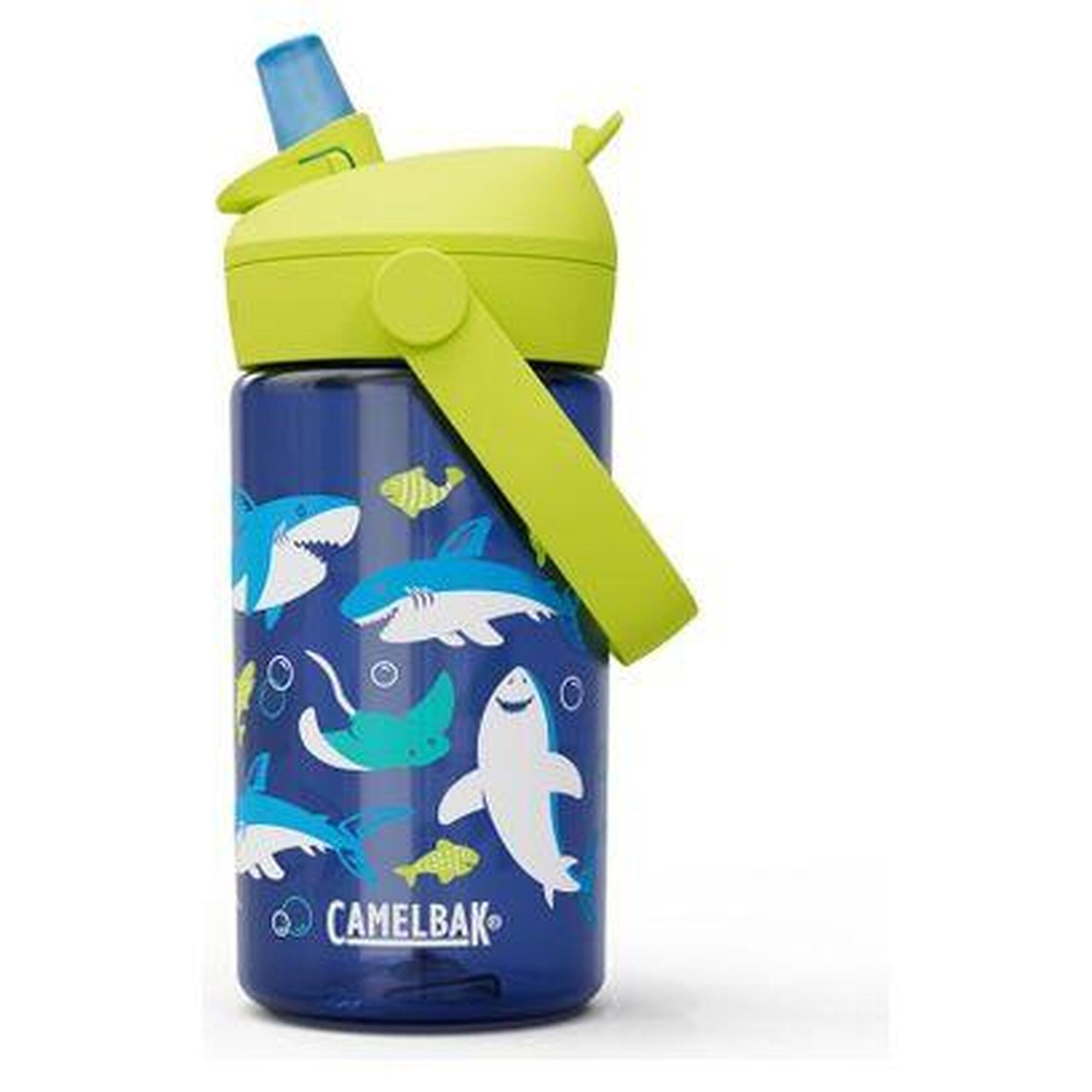 Camelbak - Gourde Camelbak Enfant Thrive Flip Straw 400ml Requin - Bidon - Bleu - Taille Unique - Decathlon