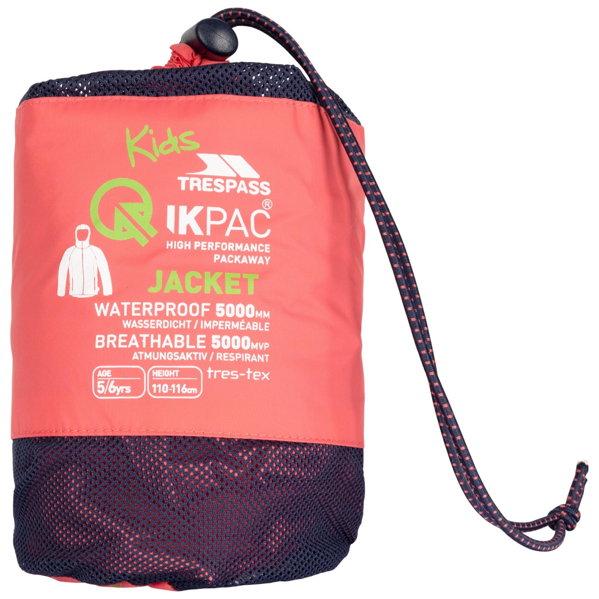 Casaco Dobrável Qikpac Criança (Blush pêssego) 3/4