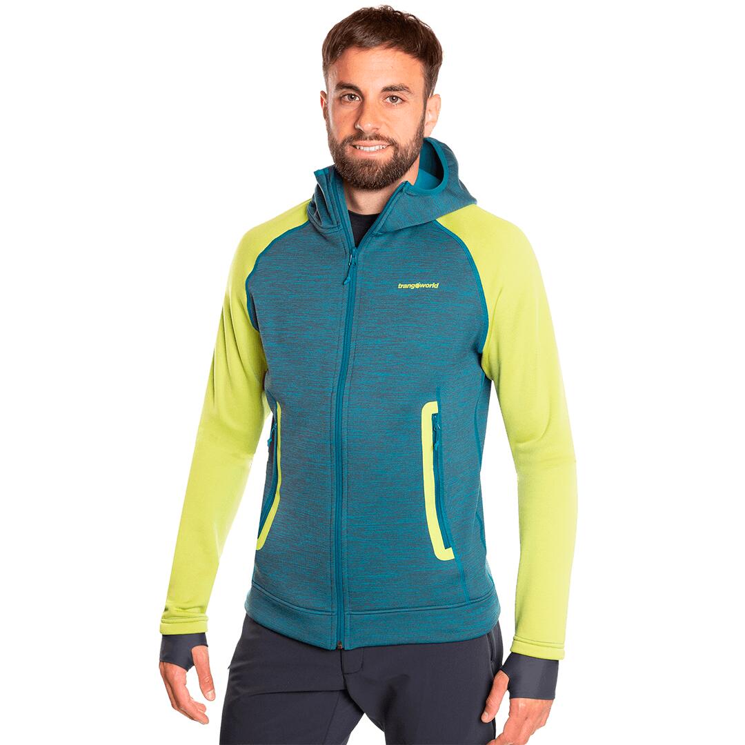 Forro polar para Hombre Trangoworld Rondas vd Azul/Verde/Gris 3/7