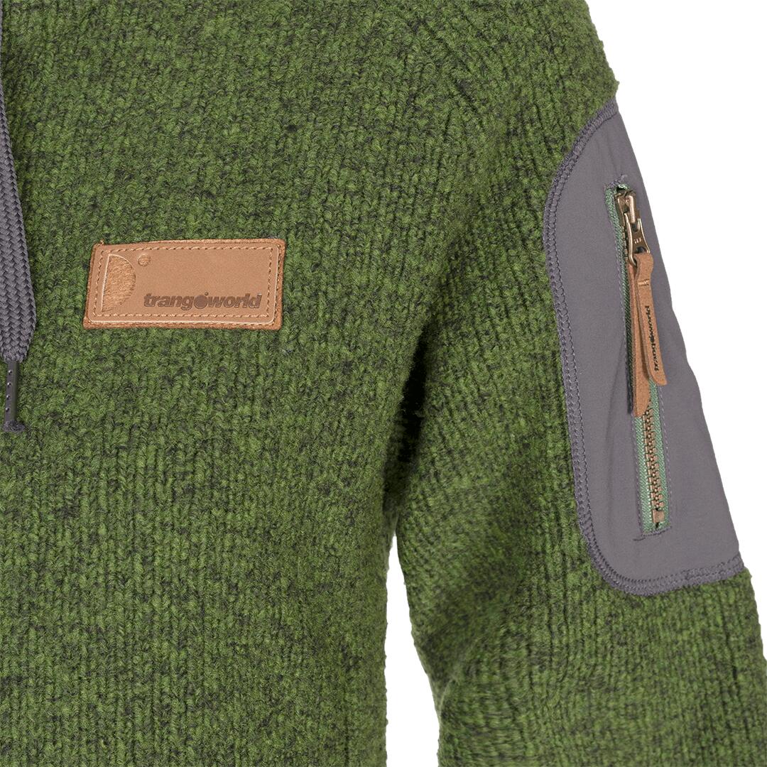 Forro polar para Mujer Trangoworld Gower Verde/Gris 2/7