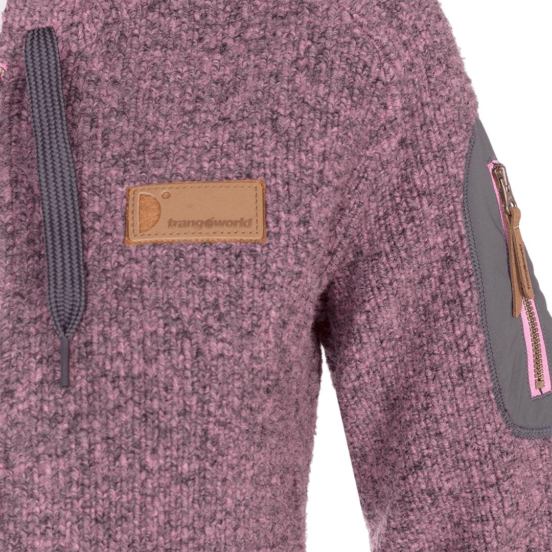 Forro polar para Mujer Trangoworld Gower Rosa/Gris 2/7