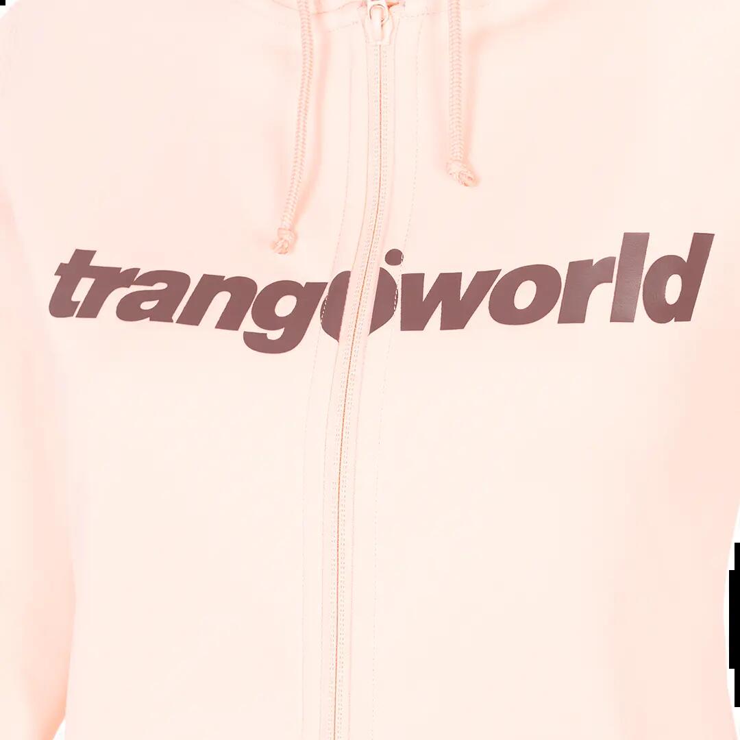 Sudadera con cremallera para Mujer Trangoworld Liena Rosa/Marrón 2/6
