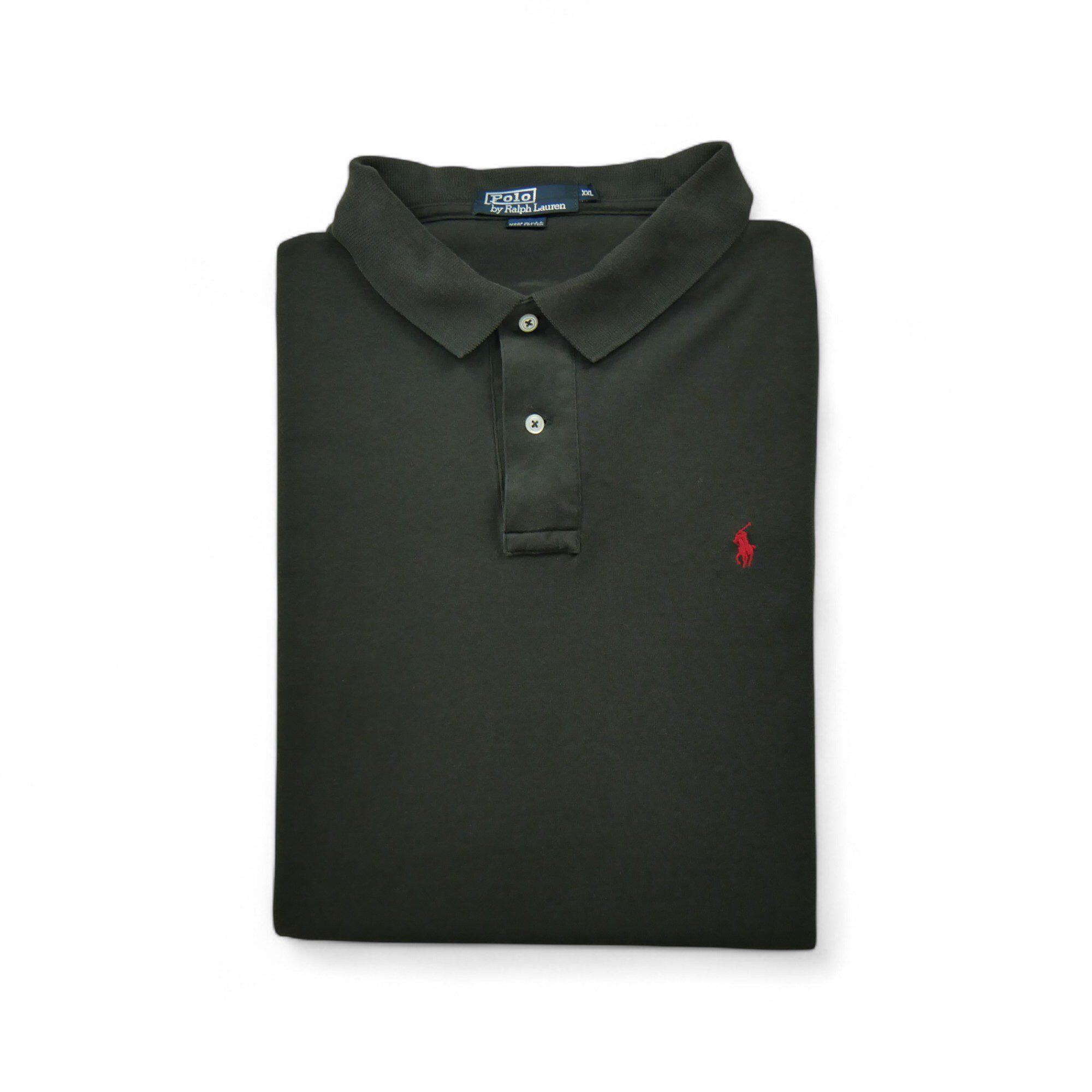 RALPH LAUREN Seconda Mano - Manica corta Polo uomo nero - Stato molto buono