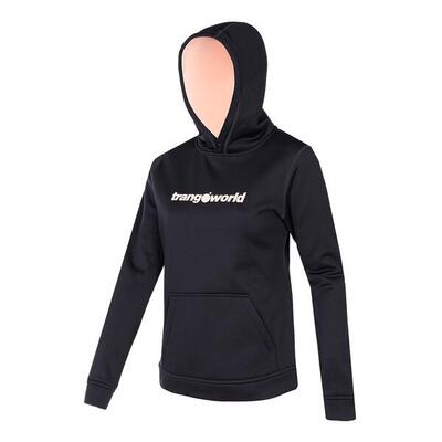 Sudadera para Mujer Trangoworld Poppi Negro/Rosa