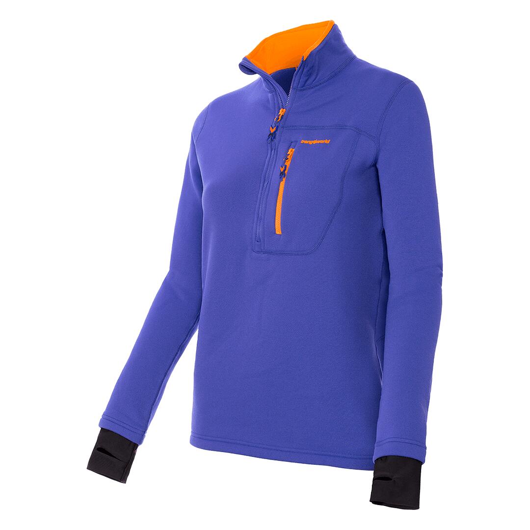 TRANGOWORLD Jersey para Mujer Trangoworld Trx2 stretch wm pro Azul/Naranja/Negro