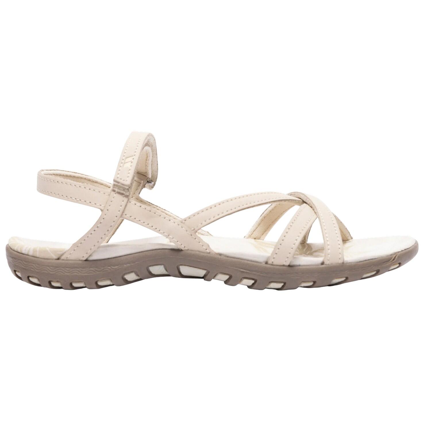 Sandalias de Cuero Kimbra Tira Adhesiva, Slipon, Correas en Tobillo para Mujer 4/5