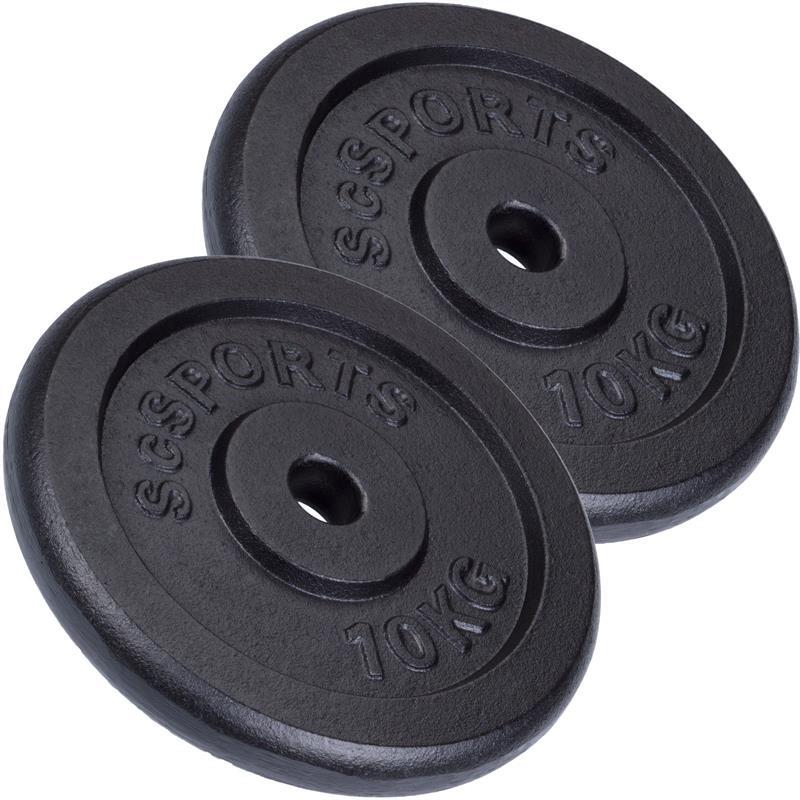 LOT DE DISQUES EN FONTE 31MM |SCSPORTS | MUSCULATION | POIDS AU CHOIX