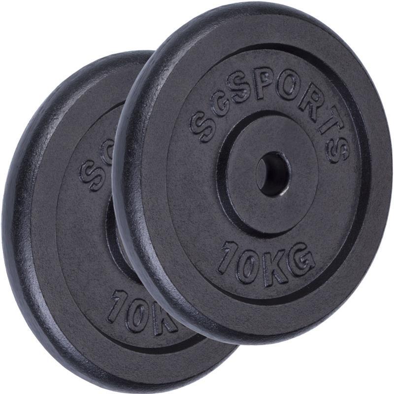 LOT DE DISQUES EN FONTE 31MM |SCSPORTS | MUSCULATION | POIDS AU CHOIX