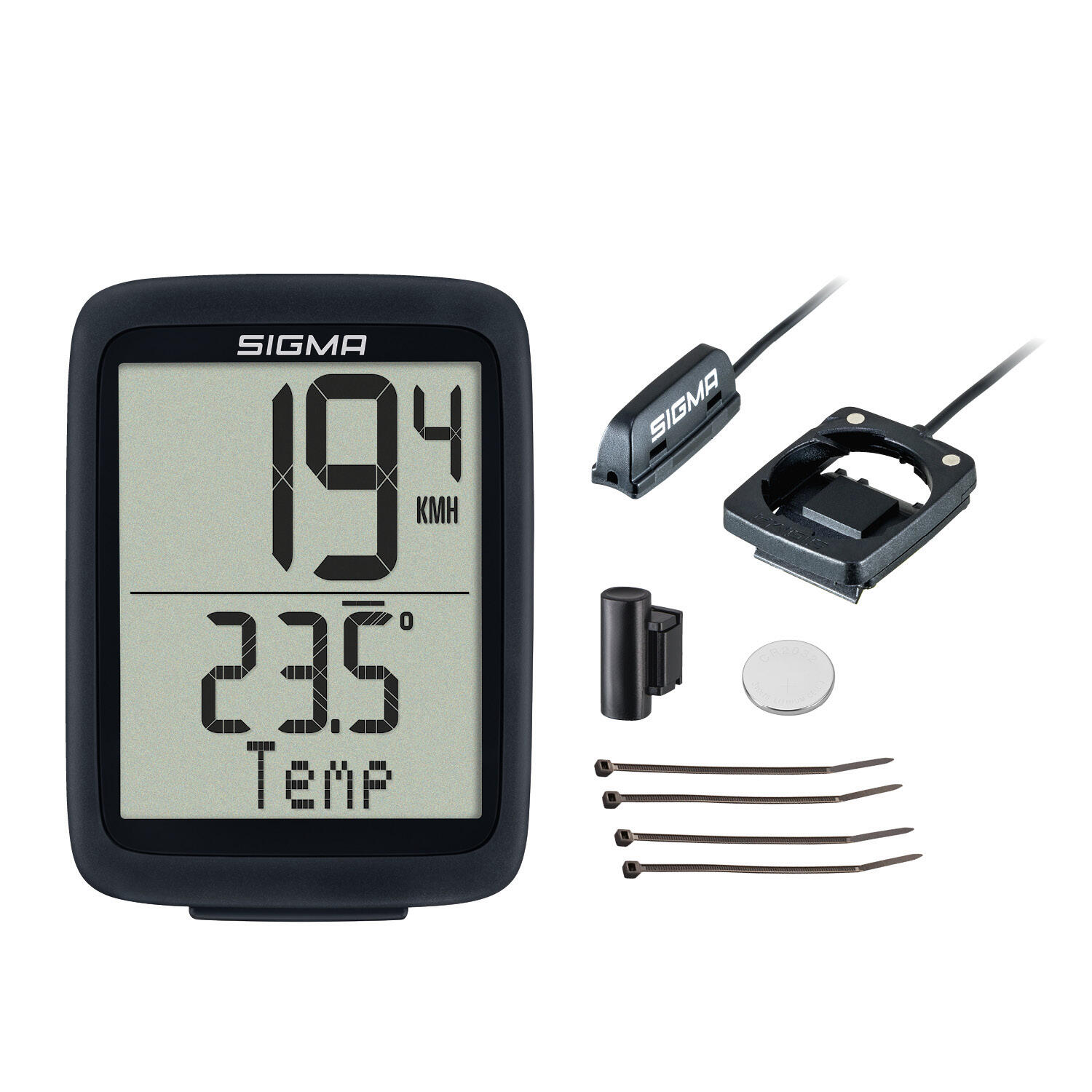 Sigma BC 10.0 WR Bike Computer - Compact Wired Cyclometer 7/7