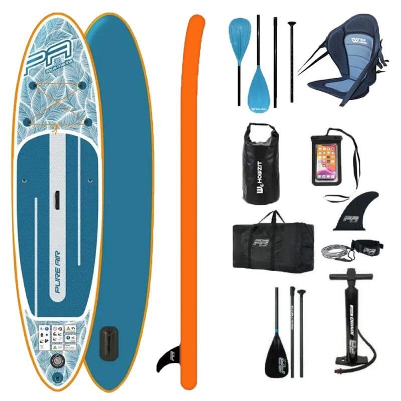 AQUA MARINA PACK COMPLETO KAYAK HINCHABLE AQUA MARINA PURE AIR 10.10 HASTA 2 PERSONAS