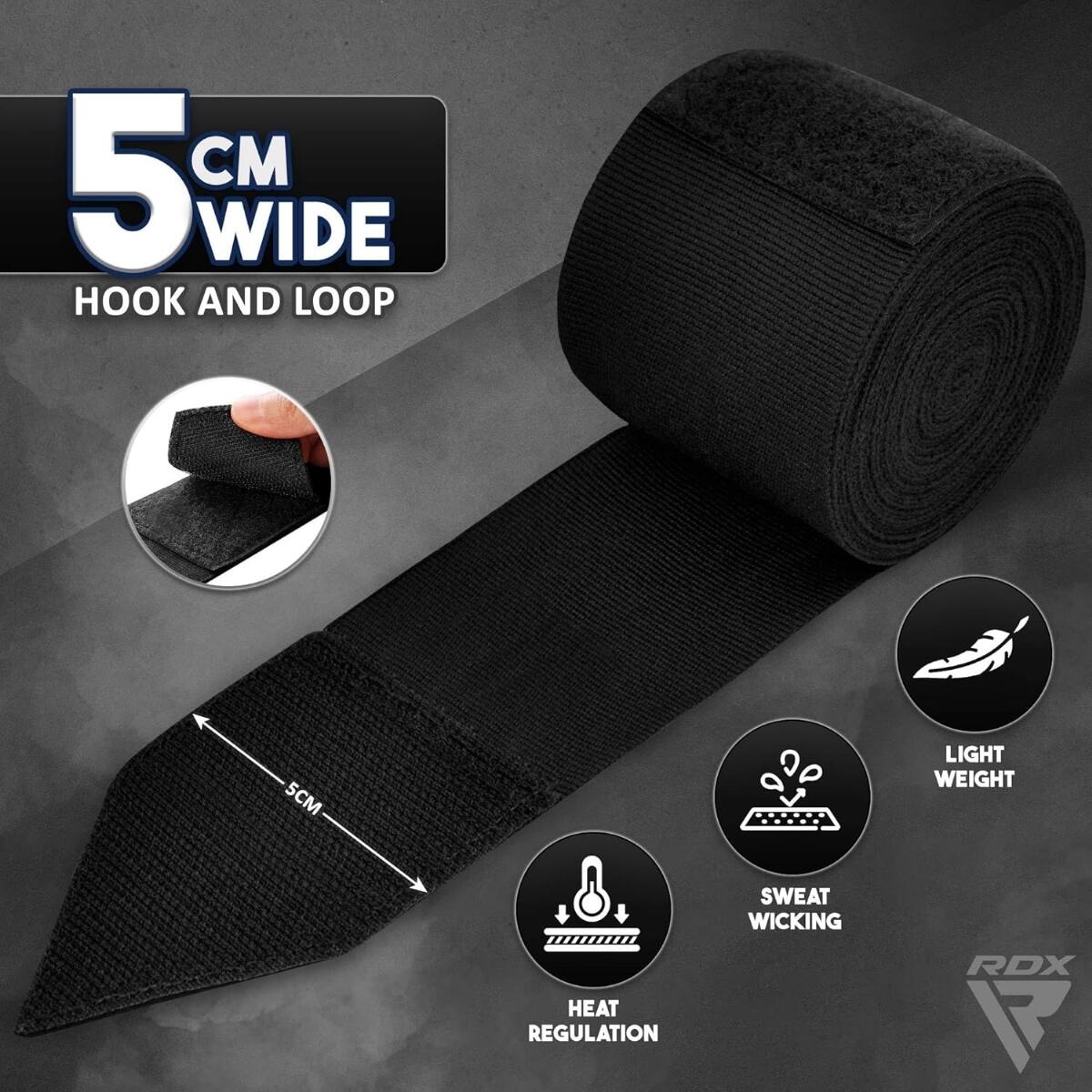 RDX RB Professional Boxing Hand Wraps Set – 3 Pairs 2/7