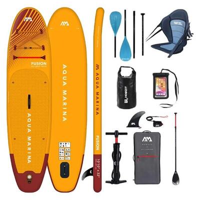 Compleet pakket peddel kajak opblaasbare aqua marina fusion 10.10 tot 2 personen